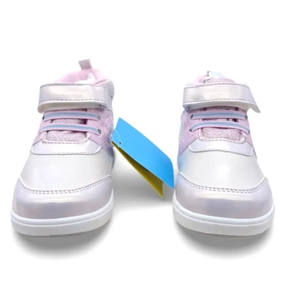 Stride Rite Hazel High-Top Supportive Sneaker Toddler Size 7 Silver Iridescent